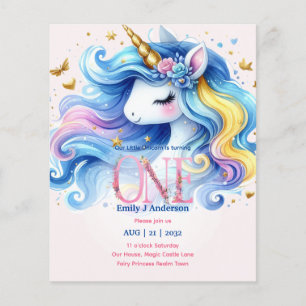 unicorn 1. Geburtstag Märchen Magie Geburtstag