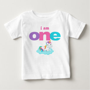 Unicorn-1. Geburtstags-T - Baby T-shirt