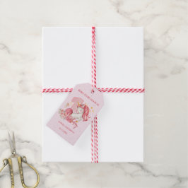 Unicorn 1st Birthday Pink Little Girl  Geschenkanhänger