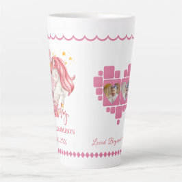 Unicorn 1st Birthday Pink Little Girl  Milchtasse
