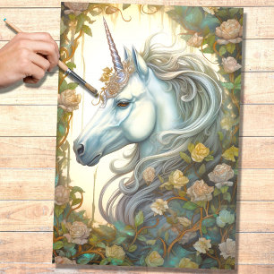 Unicorn 5 Decoupage Paper Seidenpapier