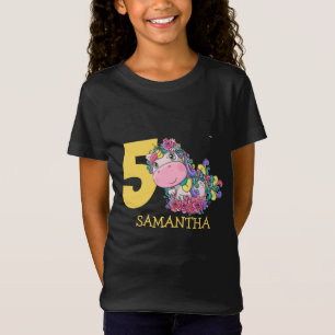 Unicorn 5. Geburtstag T - Shirt