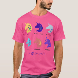 Unicorn Academy Unicorn Silhouetten Graphic T-Shirt