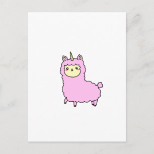 UNICORN ALPACA LLAMA Shirts, Zubehör, Geschenke Postkarte