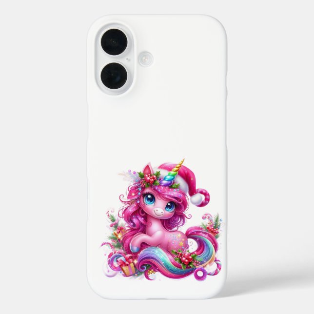 Unicorn Apple iPhone Cass iPhone 16 Hülle (Rückseite)