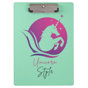 Unicorn-artige Zwischenablage Klemmbrett