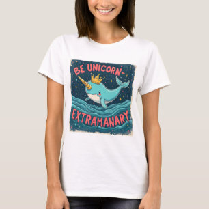 Unicorn Außergewöhnlich sein - Magisch und Inspira T-Shirt