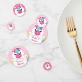 Unicorn Baby Dusche Rosa Konfetti