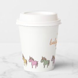 Unicorn Baby Duwer Gender Neutral Pappbecher