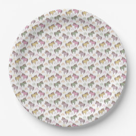 Unicorn Baby Duwer Gender Neutral Pappteller