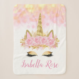 Unicorn Baby Kleinkind Blanket Sherpadecke