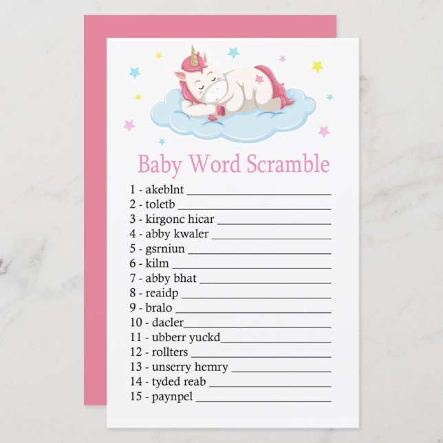Unicorn Baby word Rammspiel (Vorne/Hinten)