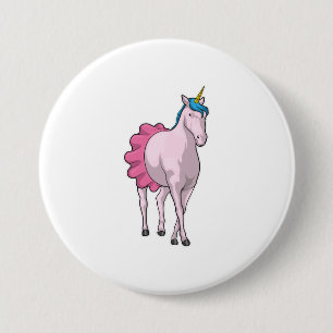 Unicorn Ballerina Ballerina Ballet Button