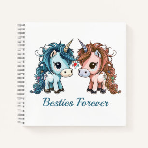 Unicorn Besties Forever Notizbuch