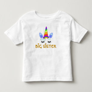 Unicorn Big Sister/ Kleine Schwester Baby Kleinkind T-shirt
