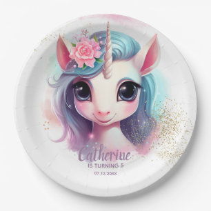 Unicorn Birthday Magical Unicorn Party Pappteller