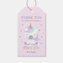 Unicorn Birthday Vielen Dank