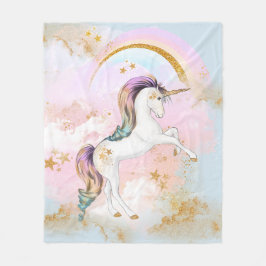 Unicorn Blanket Fleecedecke