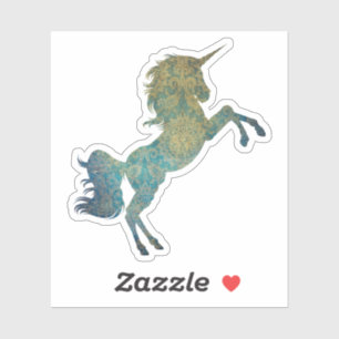 Unicorn-Blues Aufkleber