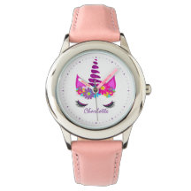 Unicorn Blume Super Niedlich Girly Personalisiert