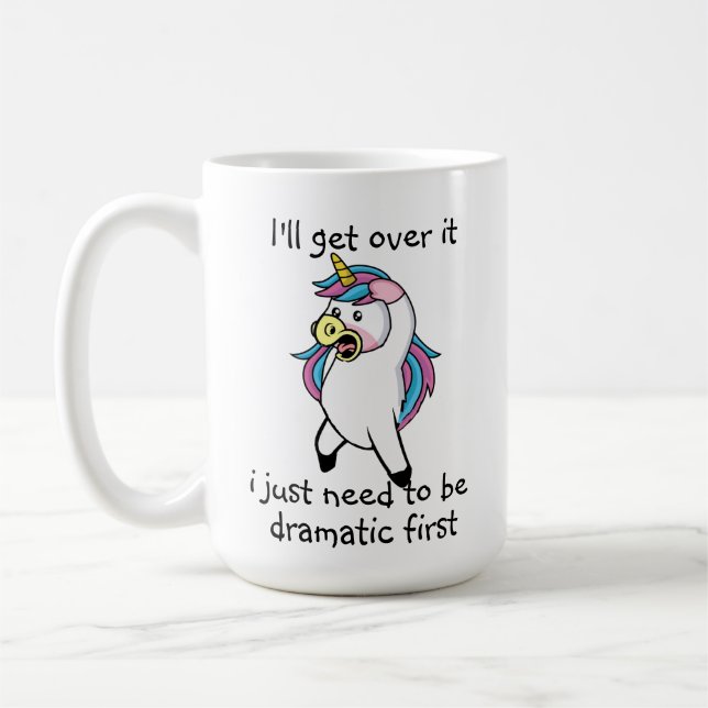 Unicorn café Mug - Whimssama Queen Gift Mu (Gauche)