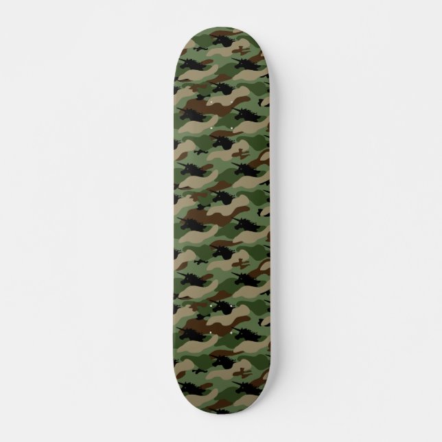 Unicorn Camouflage Skateboard (Vorne)