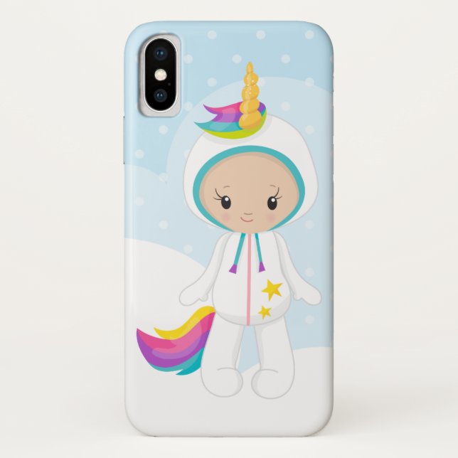 Unicorn Case Mate Barely iPhone X (Rückseite)