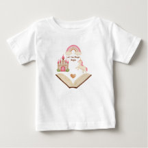 Unicorn Castle Rainbow Girl Shirt | Fairy Tale 