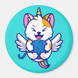 Unicorn Cat Magnet