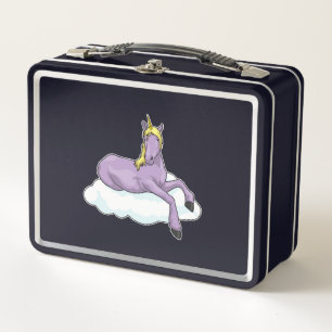 Unicorn Cloud Metall Brotdose