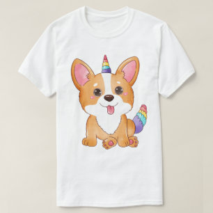 Unicorn Corgi T - Shirt