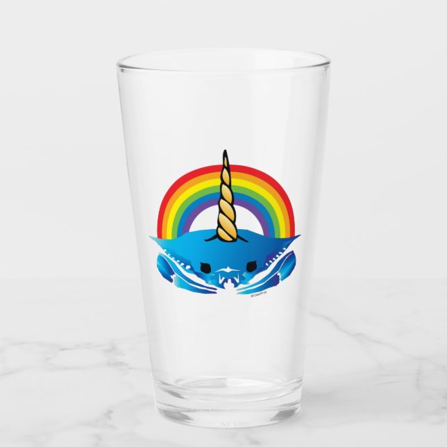 Unicorn Crab unter dem Regenbogen Glas (Vorderseite)