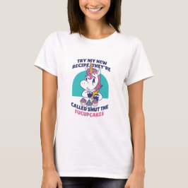 Unicorn Cupcake Recipe T - Shirt