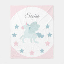 Unicorn Custom Girls Cute Pink Blue 