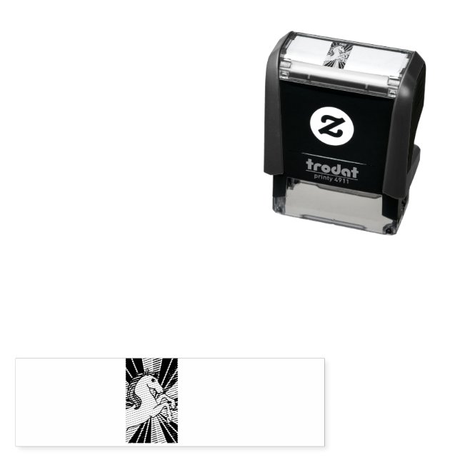 Unicorn Customize it Permastempel (Beispiel)