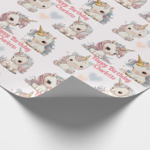 Unicorn Cuteness Overload Fügen Sie Mädchenname Ge