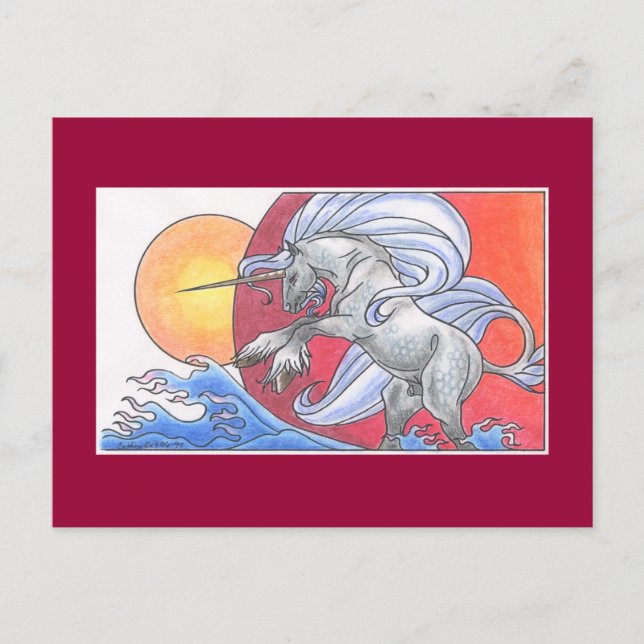 Unicorn Cycle - Sommer ©1999 Postkarte (Vorderseite)