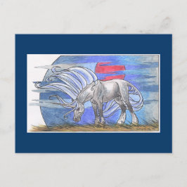 Unicorn Cycle - Winter ©1999 Postkarte