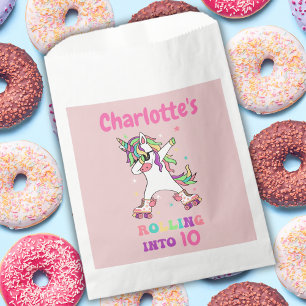 Unicorn Dabbing Roller Skaten Geburtstag Geschenktütchen