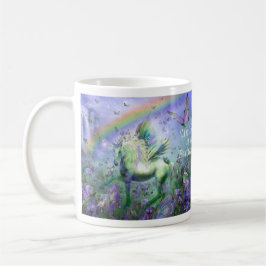 Unicorn der Schmetterlings-Kunst-Tasse Tasse
