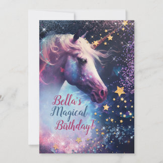 Unicorn Design-Party Einladung