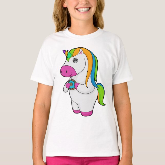 Unicorn Donut T-Shirt (Vorderseite)