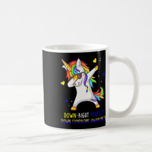 Unicorn Down Right Perfect Down Syndrome Awareness Kaffeetasse