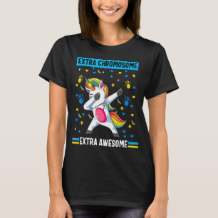 Unicorn-Down-Syndrom Bewusstsein für zusätzliches  T-Shirt