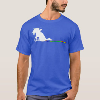 Unicorn Dragging Rainbows Funny Adults Geschenke T-Shirt