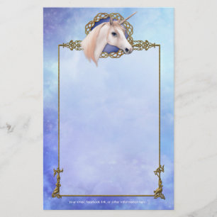 Unicorn Dreams Fantasy Stationierung Briefpapier