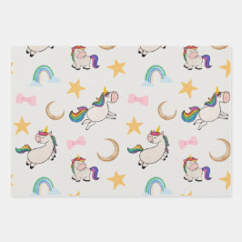 Unicorn Dreams Geschenkpapier Set