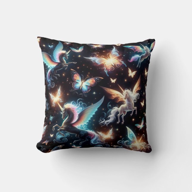 Unicorn Dreams Kissen (Vorderseite)