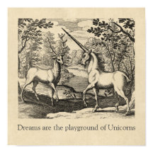 Unicorn Dreams Zitat Mittelalterliche Kunst