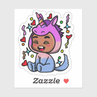 Unicorn Dress-up sticker
